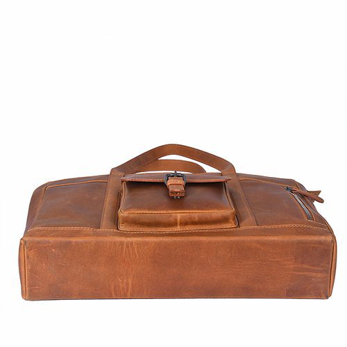 Sparwell Knox Laptopbag Creative Katherine | Shopper Cognac