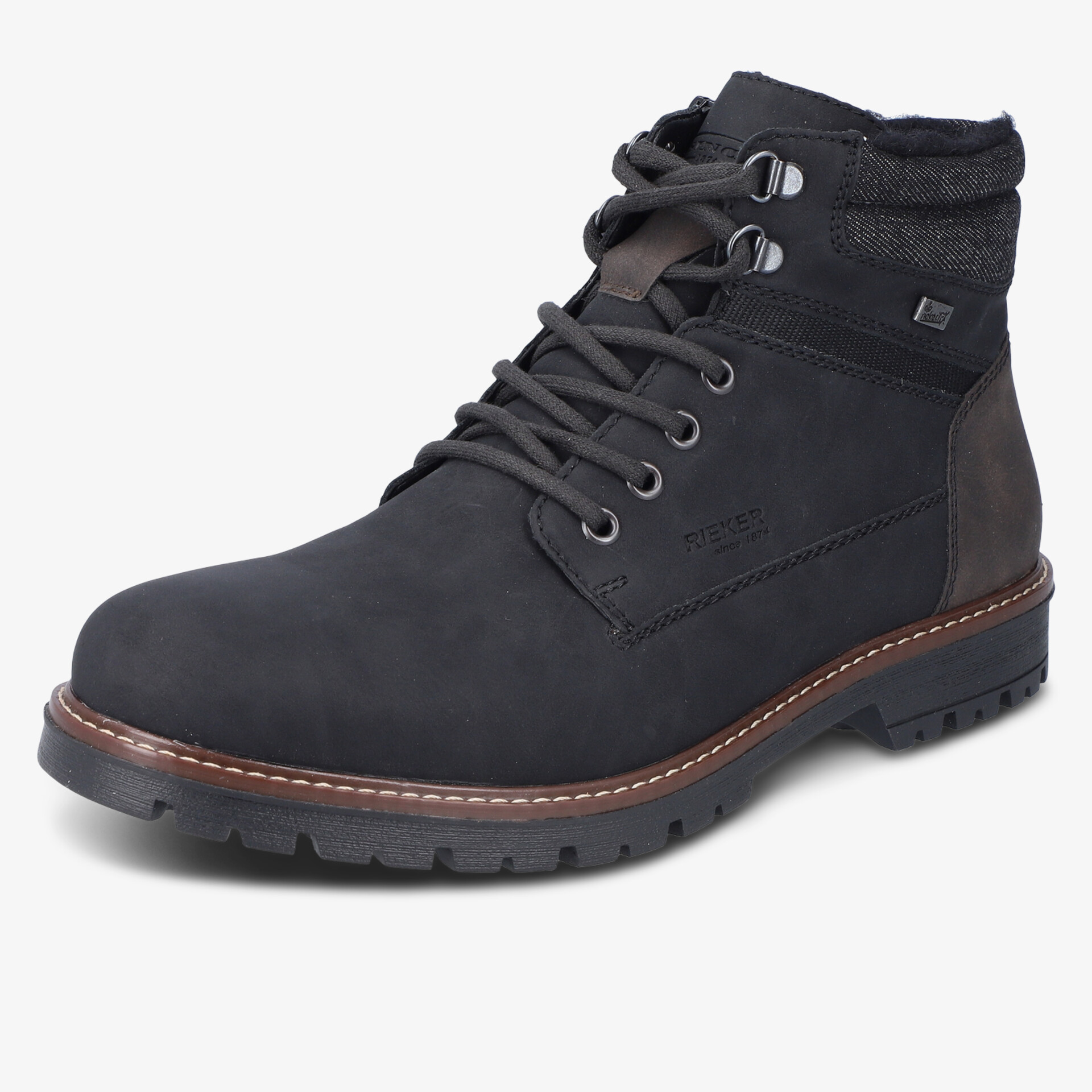 rieker Herren Stiefeletten schwarz