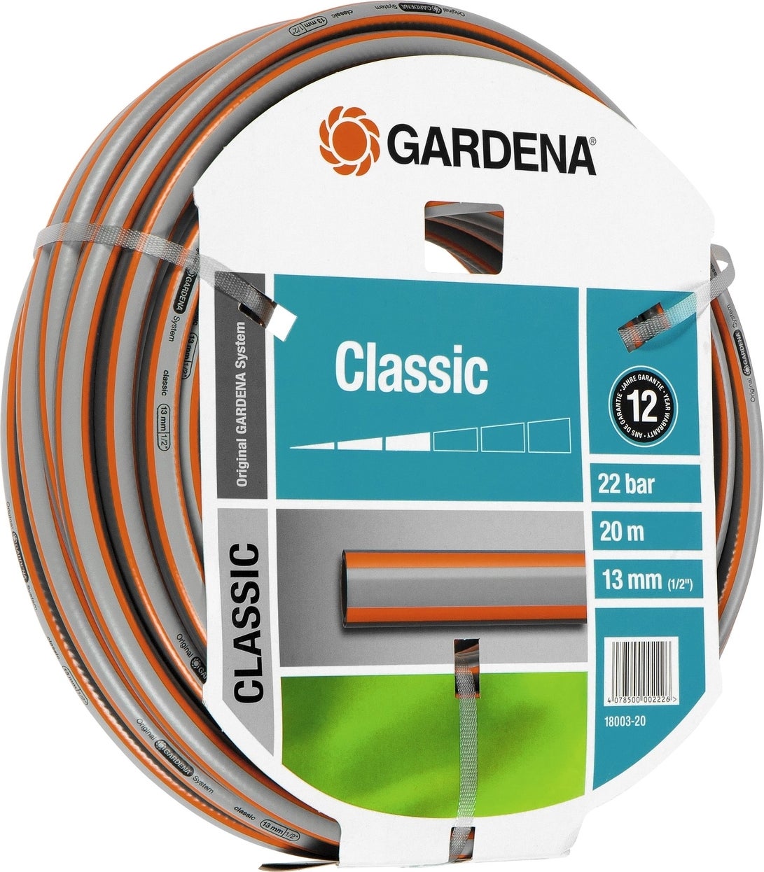 Gardena Classic slang 13mm (1/2'') 20m