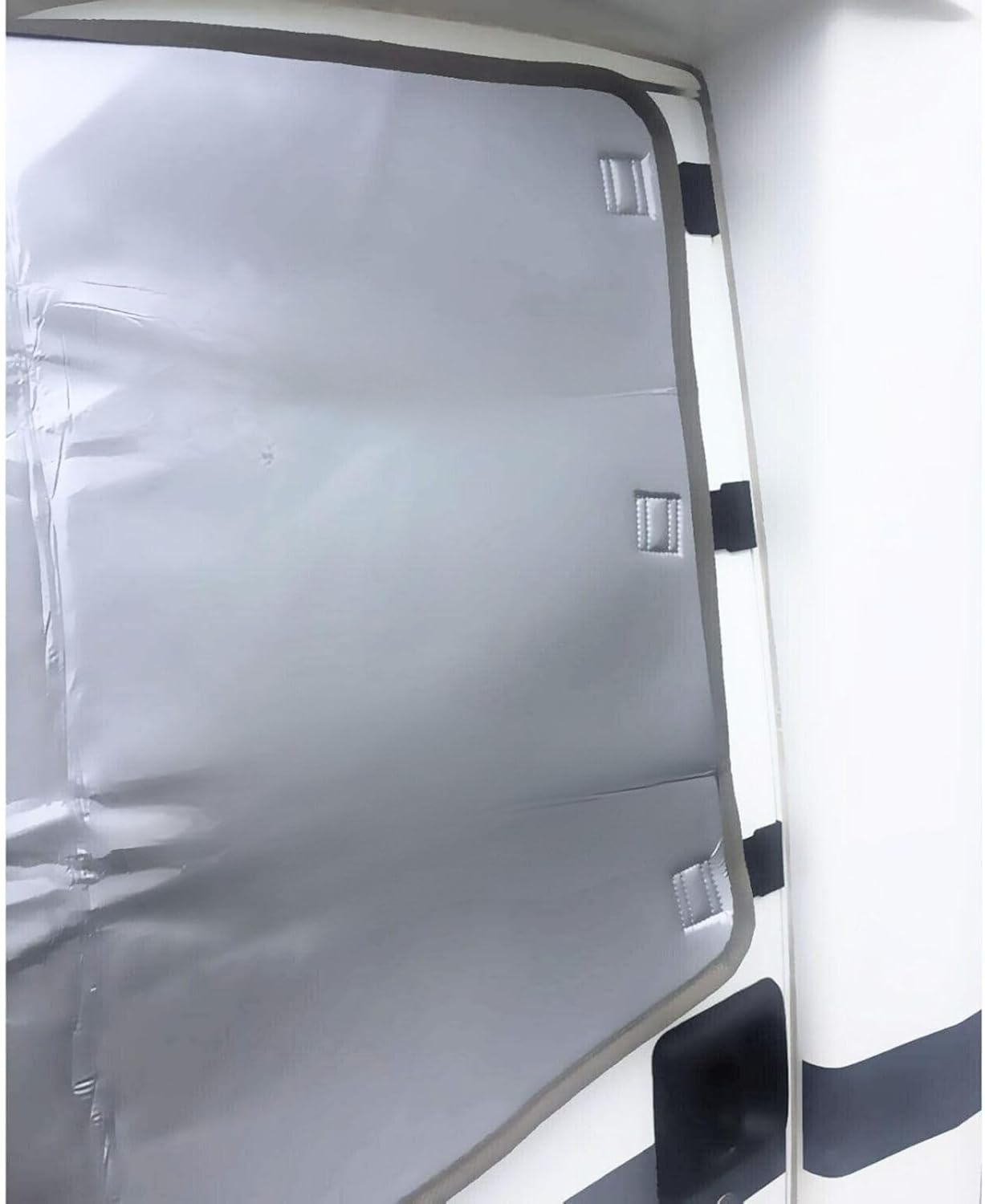 Außen Thermofenstermatte Silber Thermoschutz Abdeckung für FIAT Ducato, Peugeot Boxer, Citroen Jumper von 1994-2005 Außenisoliermatte Wohnmobil Abdeckung Sonnenschutz