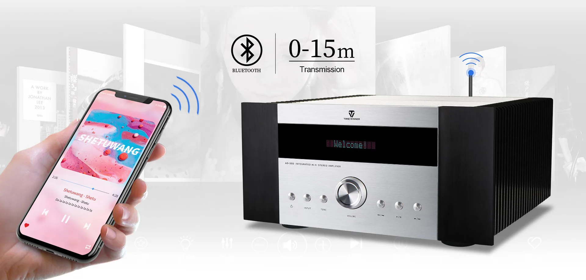 Tonewinner AD-99D Amplis hi-fi stéréo
