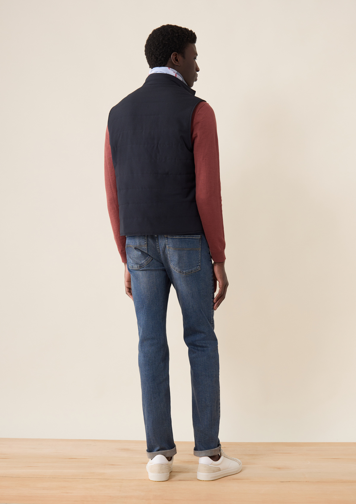 Jean skinny en coton mélangé stretch bleu ardoise
