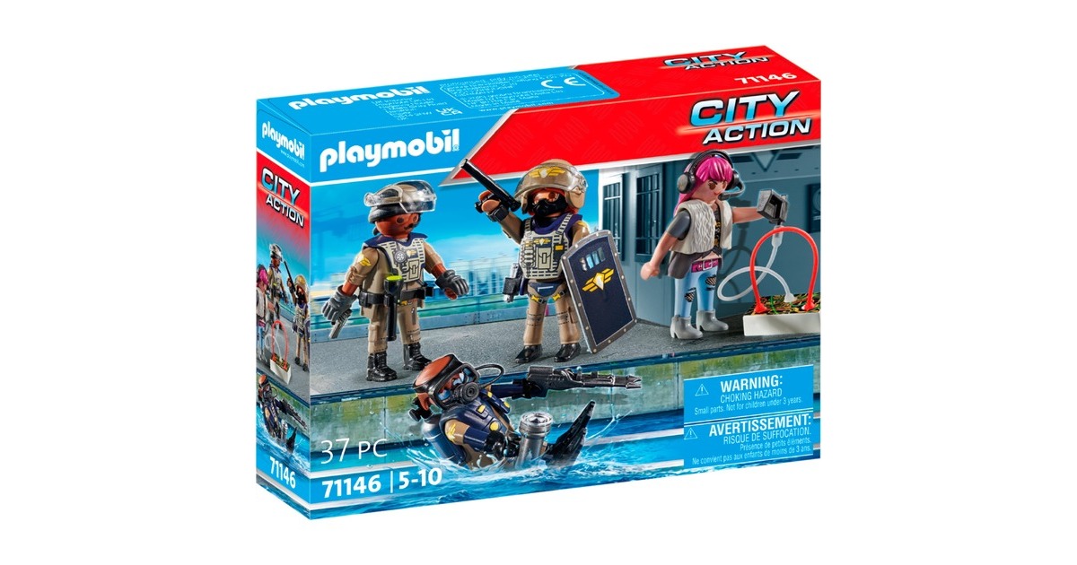 PLAYMOBILCity Action SWAT-Figurenset Constructiespeelgoed