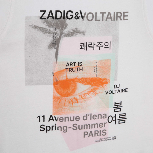 Zadig & Voltaire - X15378-10P-J - Blanc