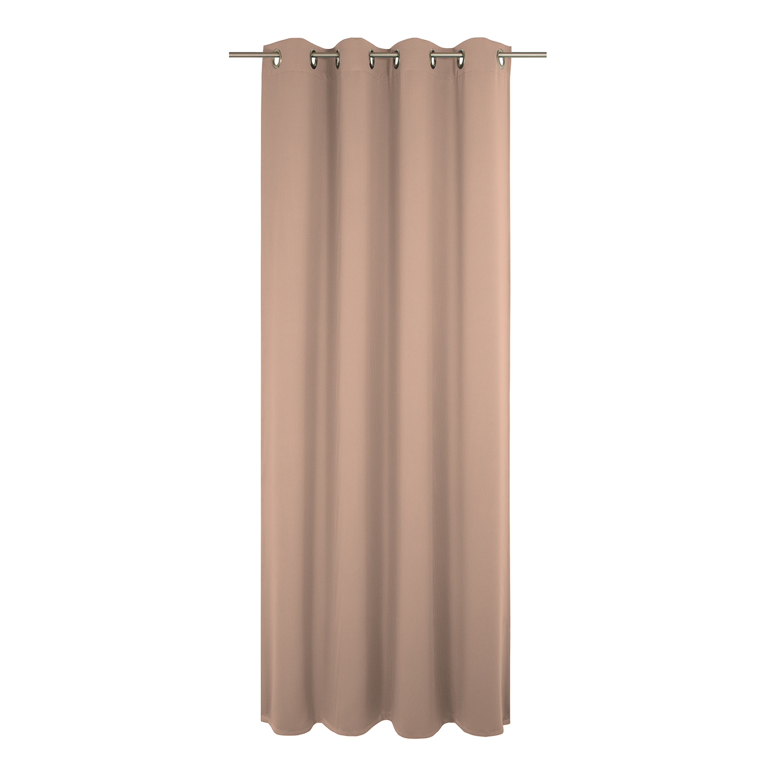 Einzelschal mit Ösen UNI COLLECTION LIGHT - beige - 145x145 cm