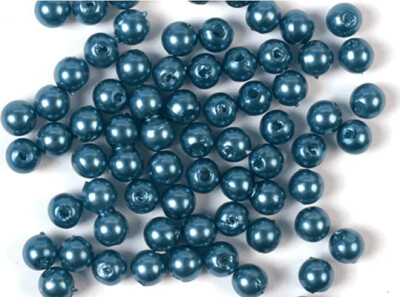 Voksperler - 3 MM - 25 G - L.Blå