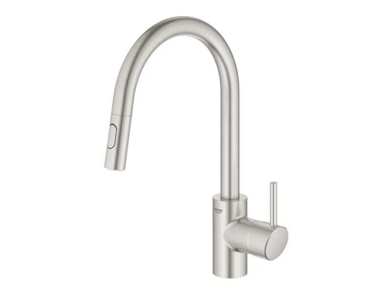 Grohe Concetto etgr køk bruser - etgr køkkenbat, højt udløb, ethul, zero, supersteel 31483DC2