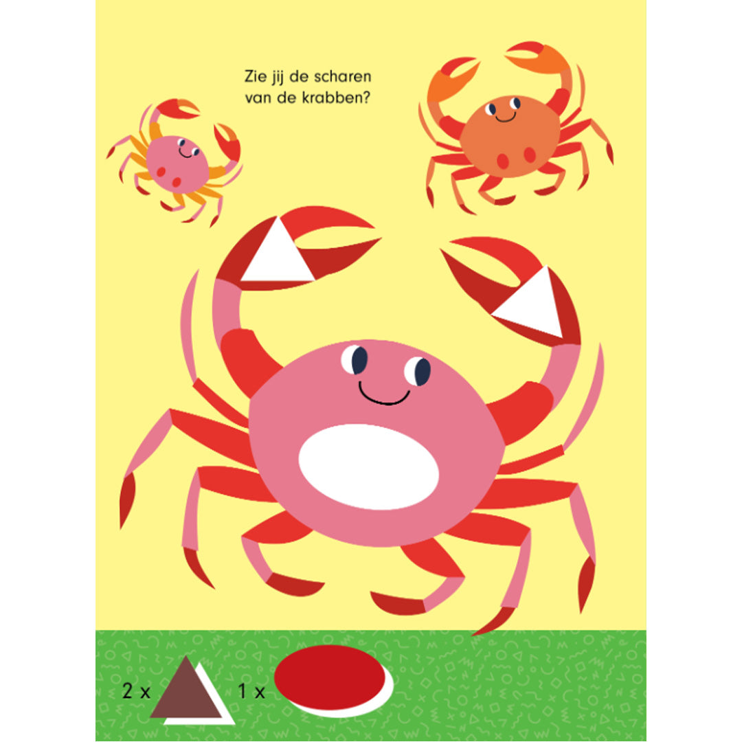 Uitgeverij ballon stickerboek mijn grote vormen