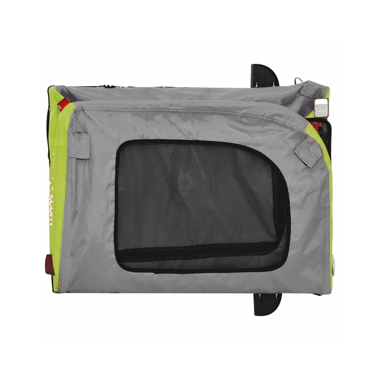 VidaXL Fahrradanhänger Hund 125 x 64 x 66 cm (L x B x H) grün