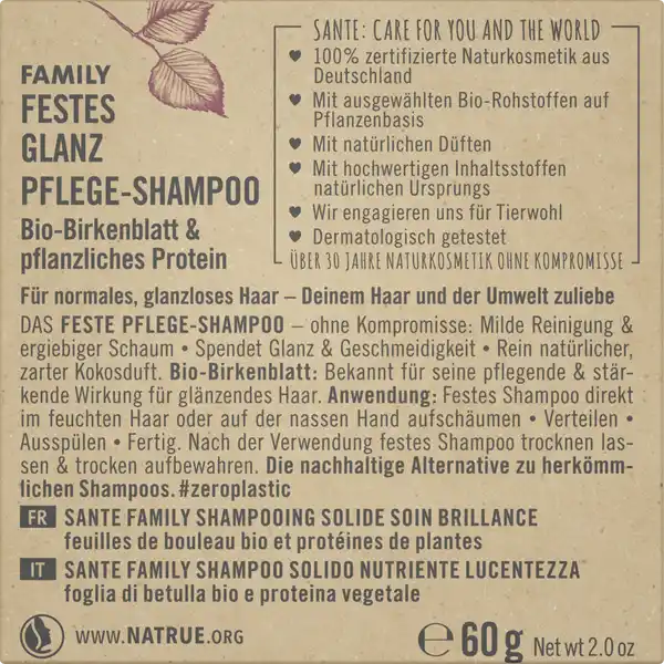 FAMILY Festes Glanz Pflege-Shampoo