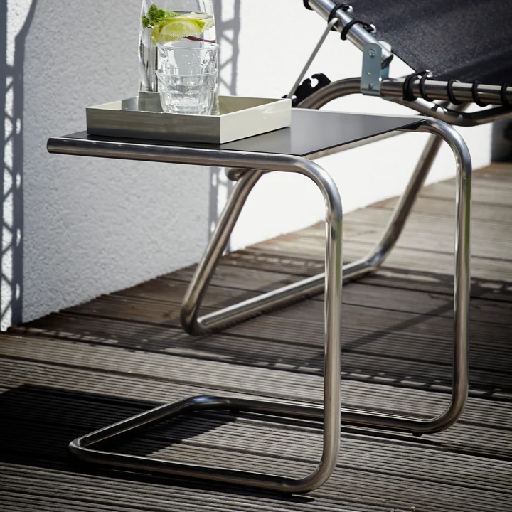 Fiam - Club Beistelltisch, Aluminium salbei / salbei