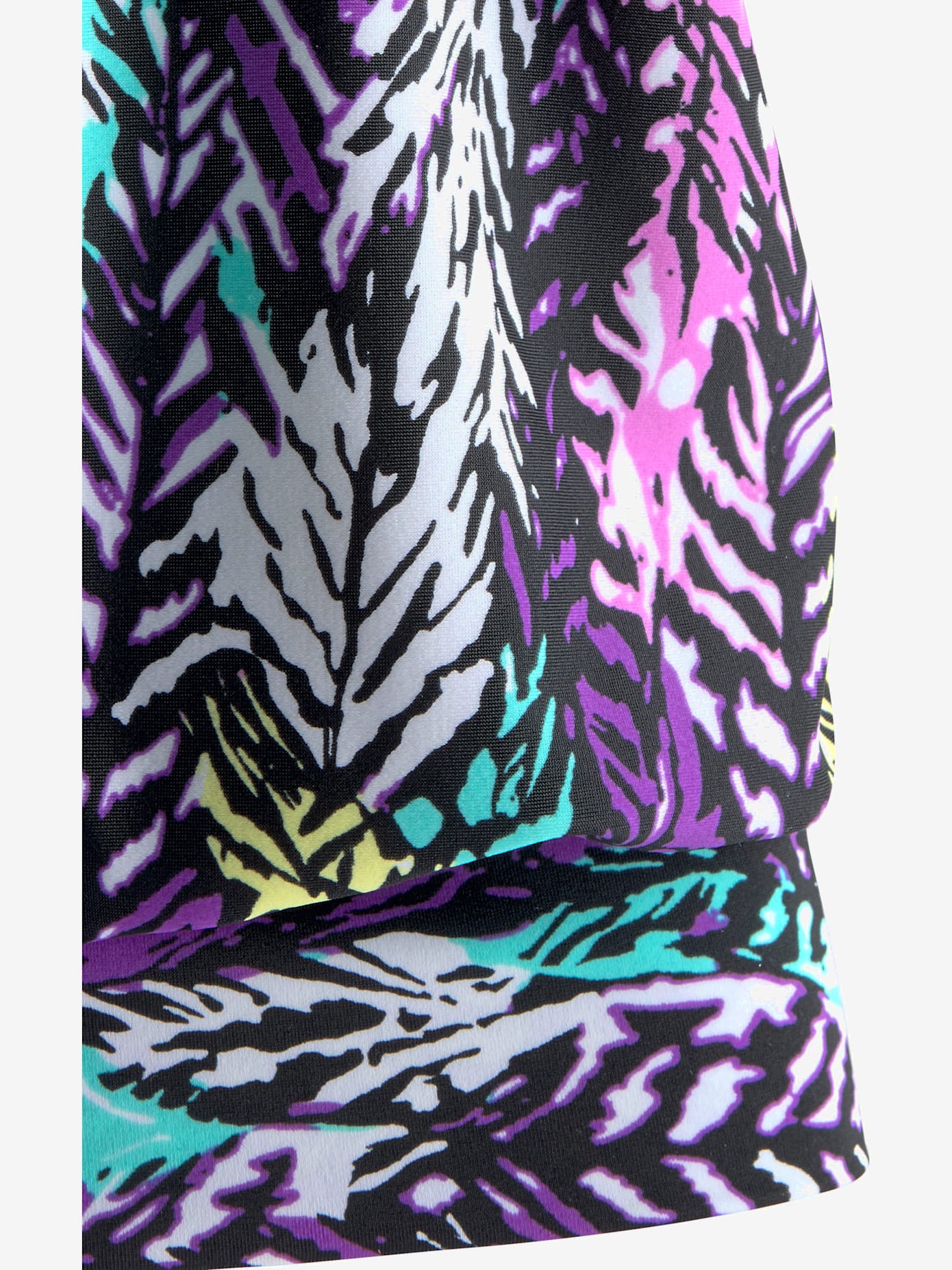 Tankini ample imprimé plumes tendance