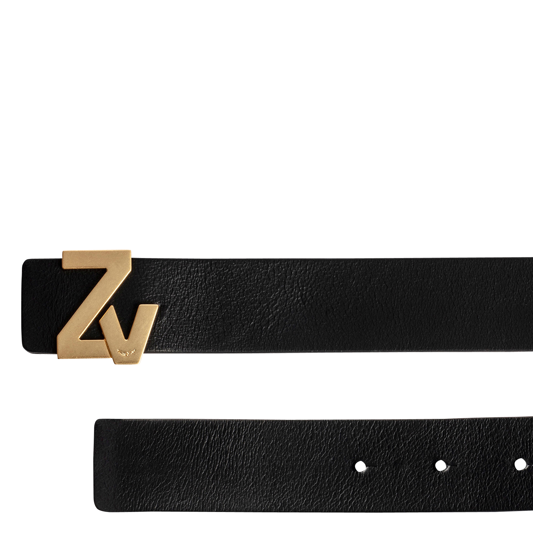 Ceinture en cuir | Noir