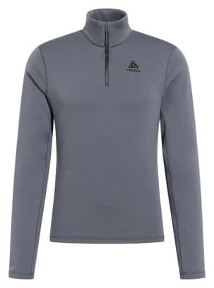 Maillot Manches Longues Odlo 1/2 Zip Roy Gris