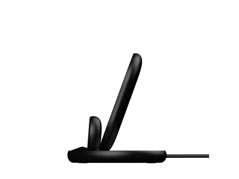 Belkin BoostCharge - Trådløs opladningsstander - 7.5 Watt - sort - for Apple AirPods; AirPods Pro; iPhone 11, 12, 7, 8, SE, X, XR, XS, XS Max; Watch