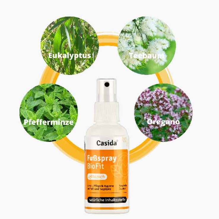 Fussspray Biofit pflanzlich, 100 ml