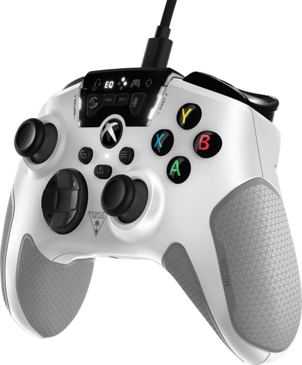 Turtle Beach Recon-kontroller, hvit, Xbox Series S/X / Xbox One / PC