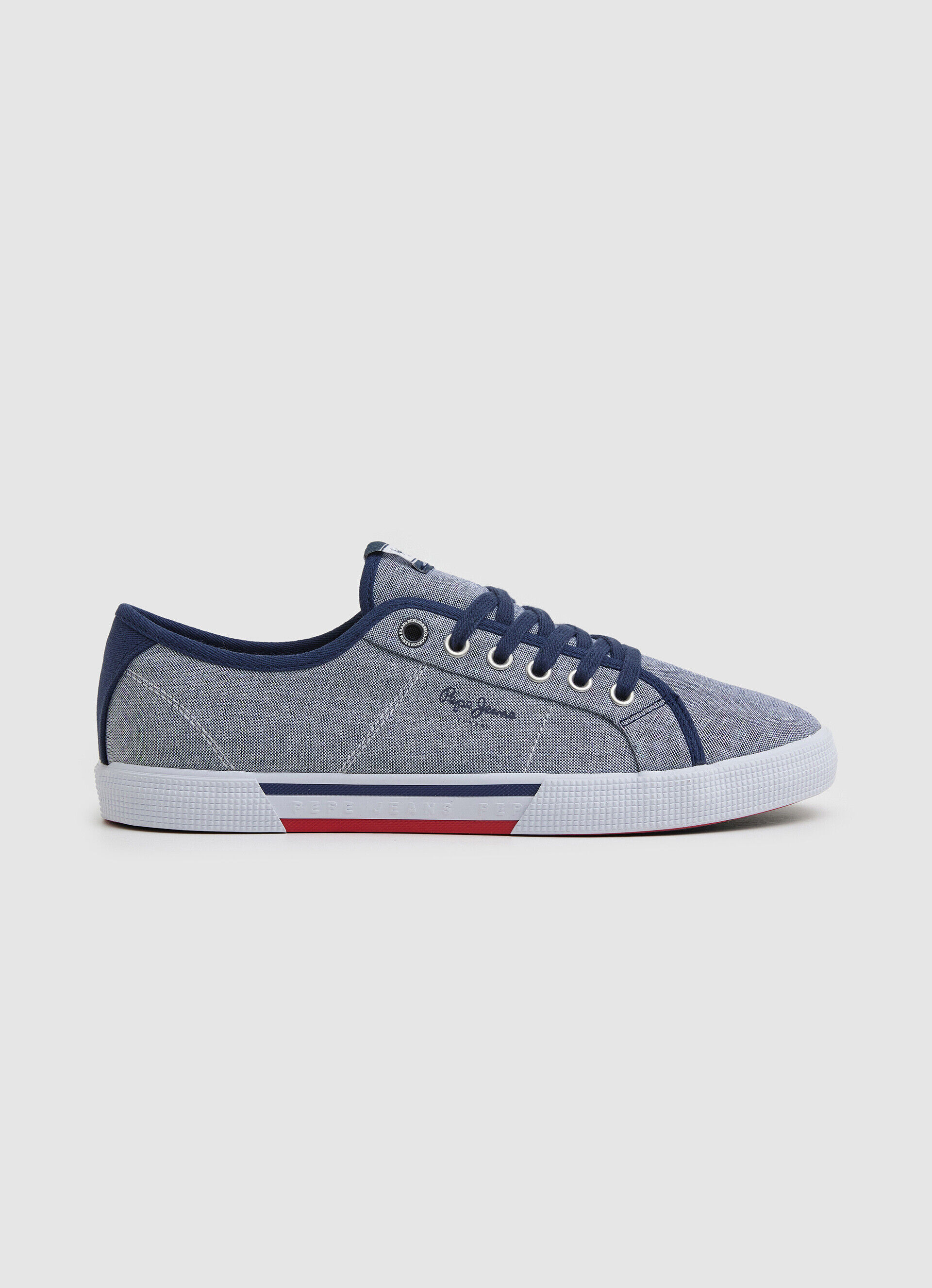 TÊNIS BÁSICOS DE CHAMBRAY - azul chambray