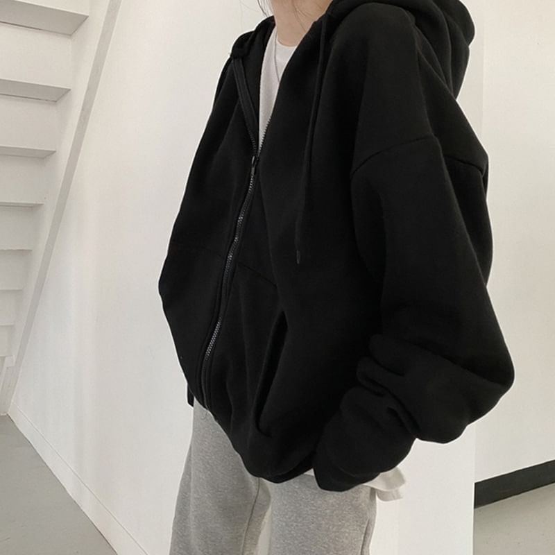 Amyway - Oversized capuchonjack met rits