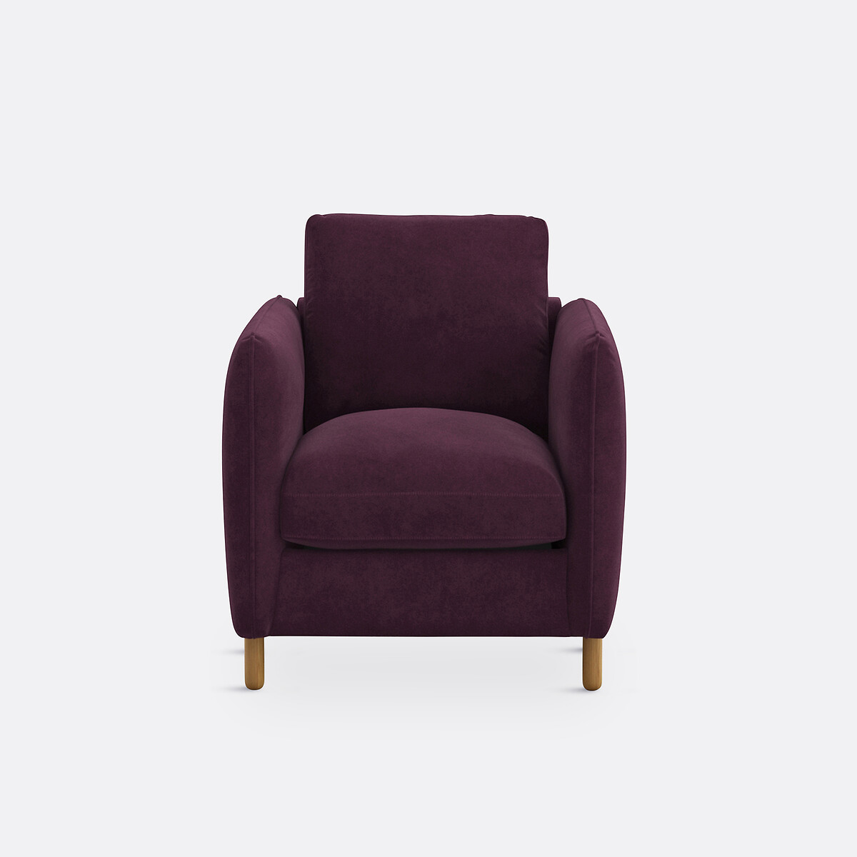 INTERIORES REDOUTE<br>Poltrona de veludo, Lomeo