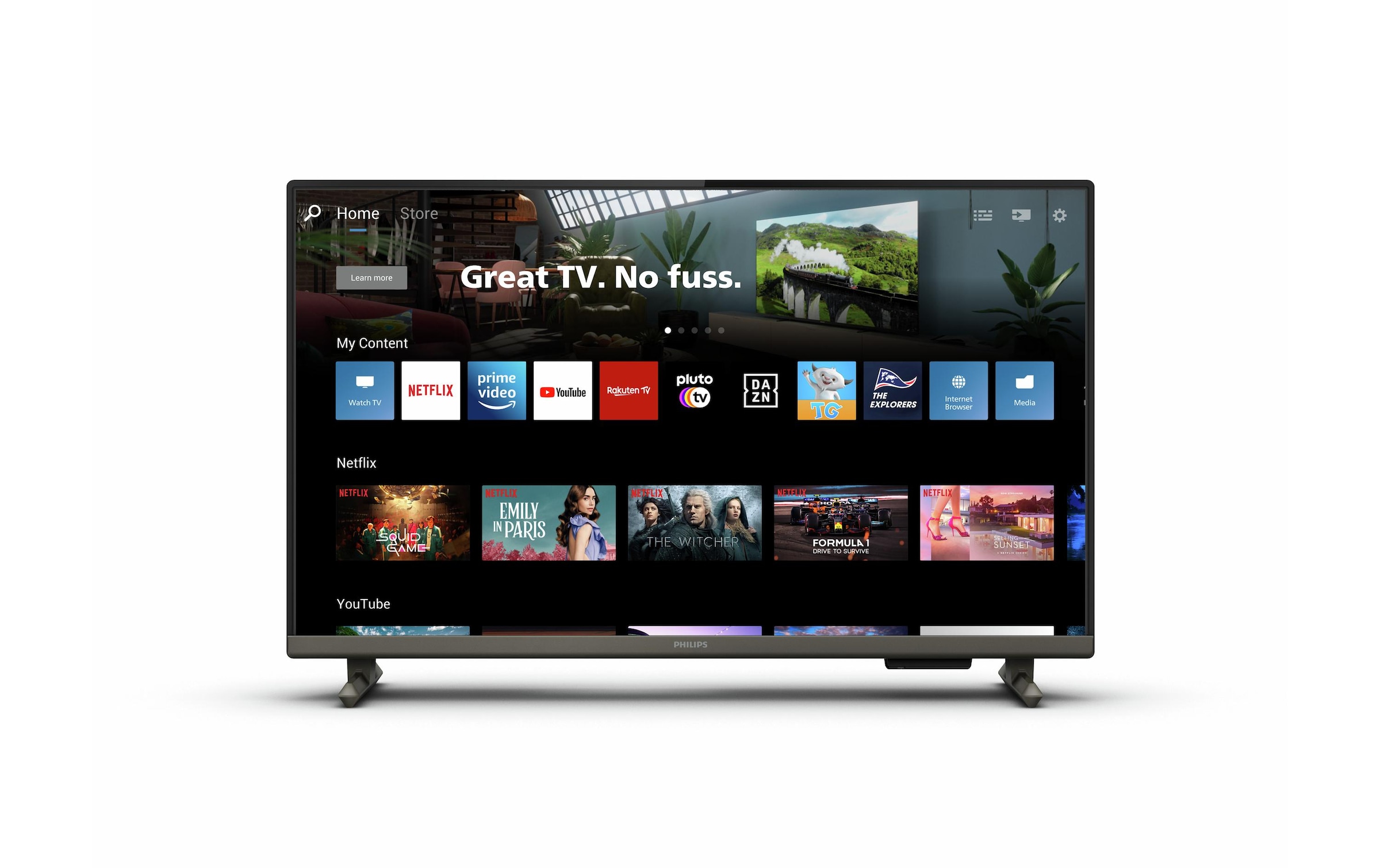 Philips LED-Fernseher »24PHS6808/12 24« 60,72 cm/24 ″
