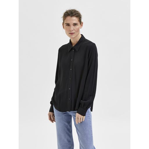 Selected Femme Viva Skjorte, Black, 40
