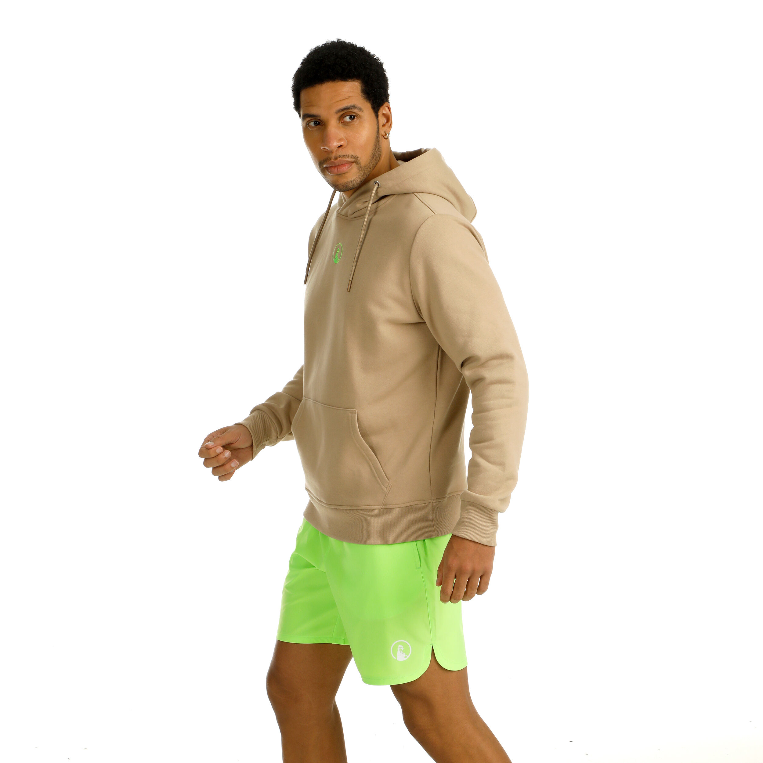 Quiet Please Wild Collage Sweat À Capuche Hommes - Beige , Multicouleur