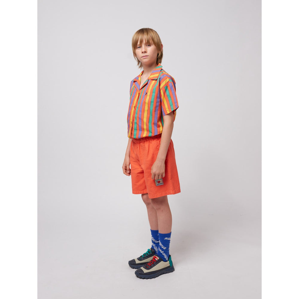 Køb Bobo Choses Red Smiling Woven Bermuda Shorts