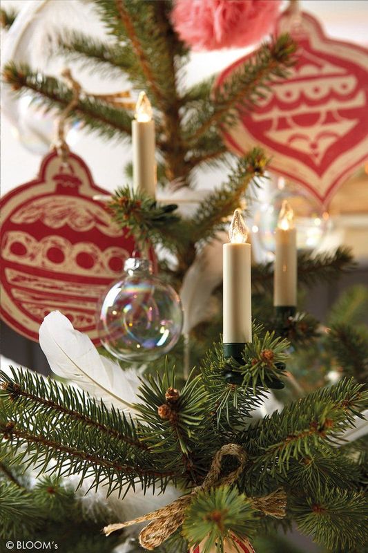Krinner Lumix SuperLight LED Kerstboomkaarsen | 6 stuks op batterij | Geen brandgevaar | Ivoorkleurige coating