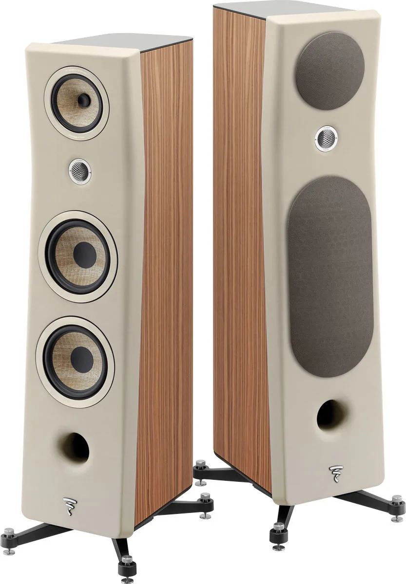 Focal Kanta N°3 Noyer / Ivoire (la paire) Enceintes colonne