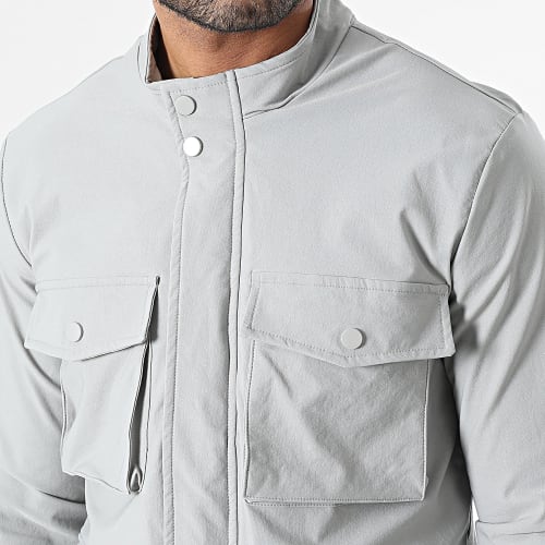 Veste Zippée Gris