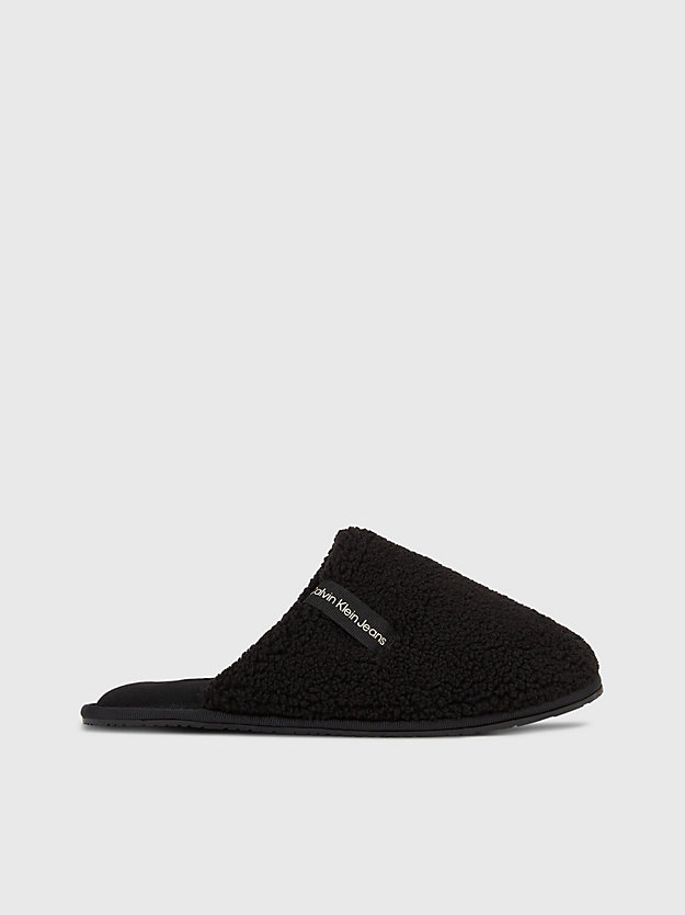 Pantufas de pele de carneiro sintética