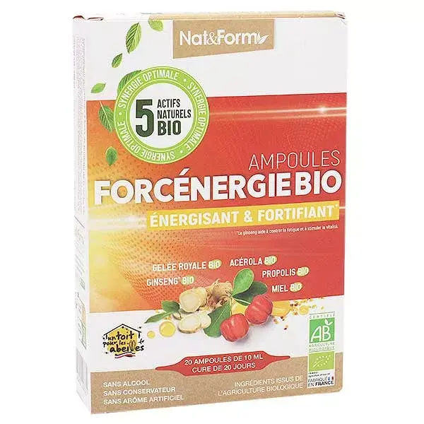 Nat & Form Forenergie Bio Ampolas 20 unidades