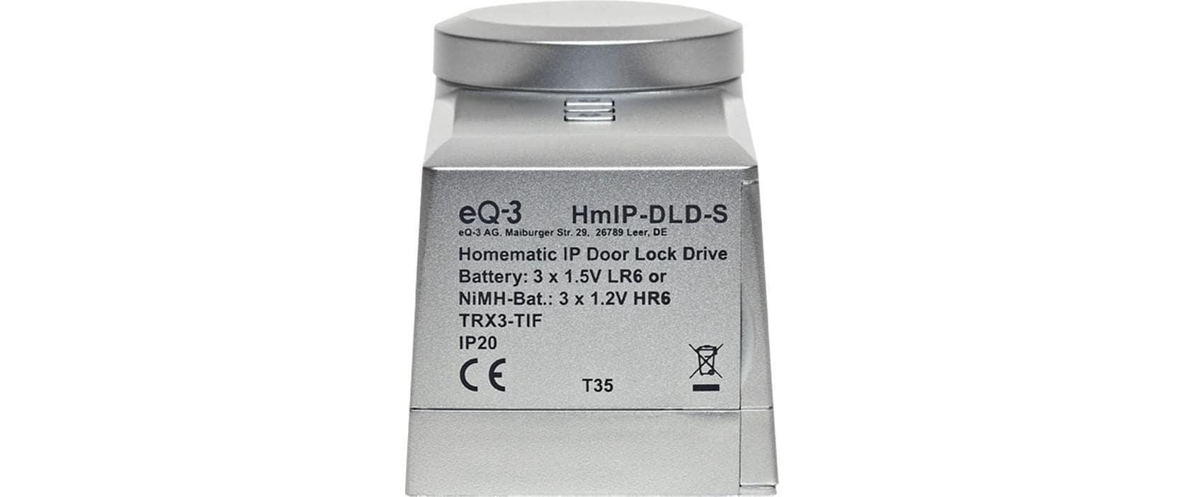 Smart Home Funk-Türschlossantrieb HmIP-DLD-S - Silber<br>Komfortable & Flexible Zutrittssteuerung