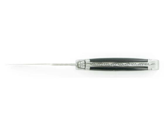 Laguiole Ebène Couteau de poche Laguiole par Chazeau Honoré