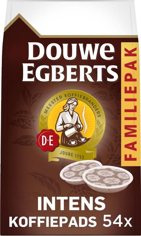 Douwe Egberts Intens Koffiepads - 4 x 54 pads