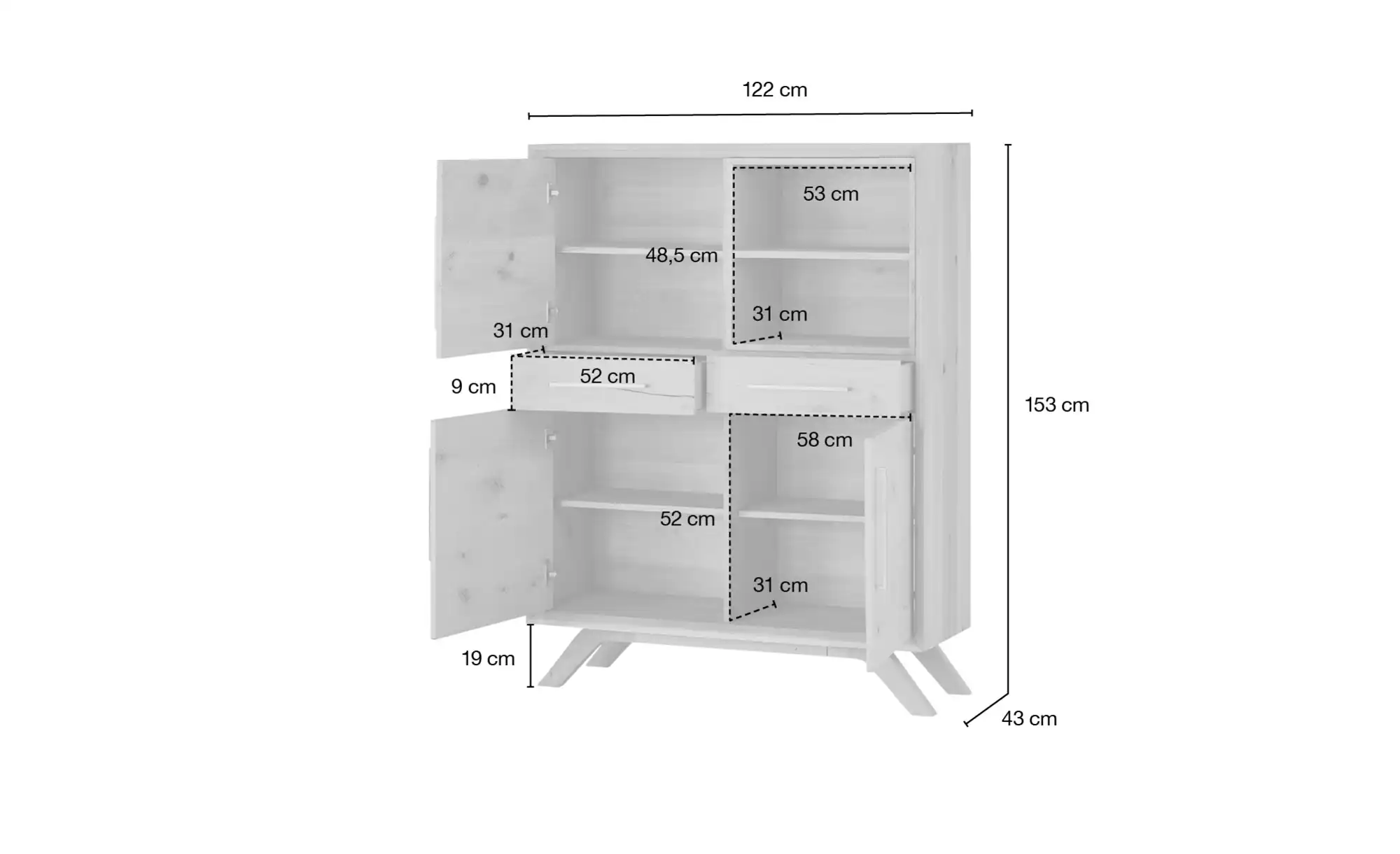 Gray & Jones Highboard Cap Ferrat One