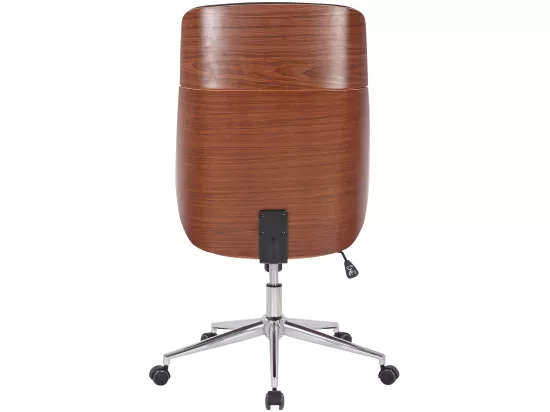 Fauteuil de bureau Varel - Noyer - Noir110.00