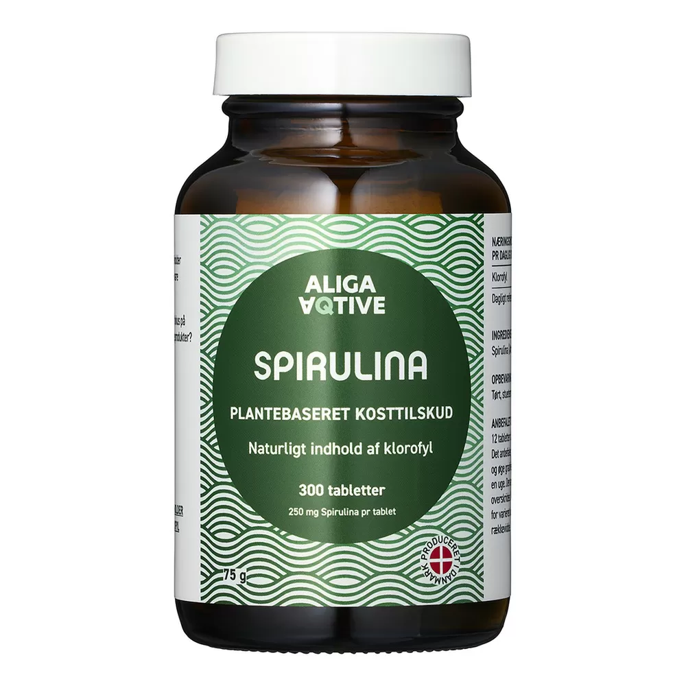 Aliga Aqtive Spirulina - 300 tabl.