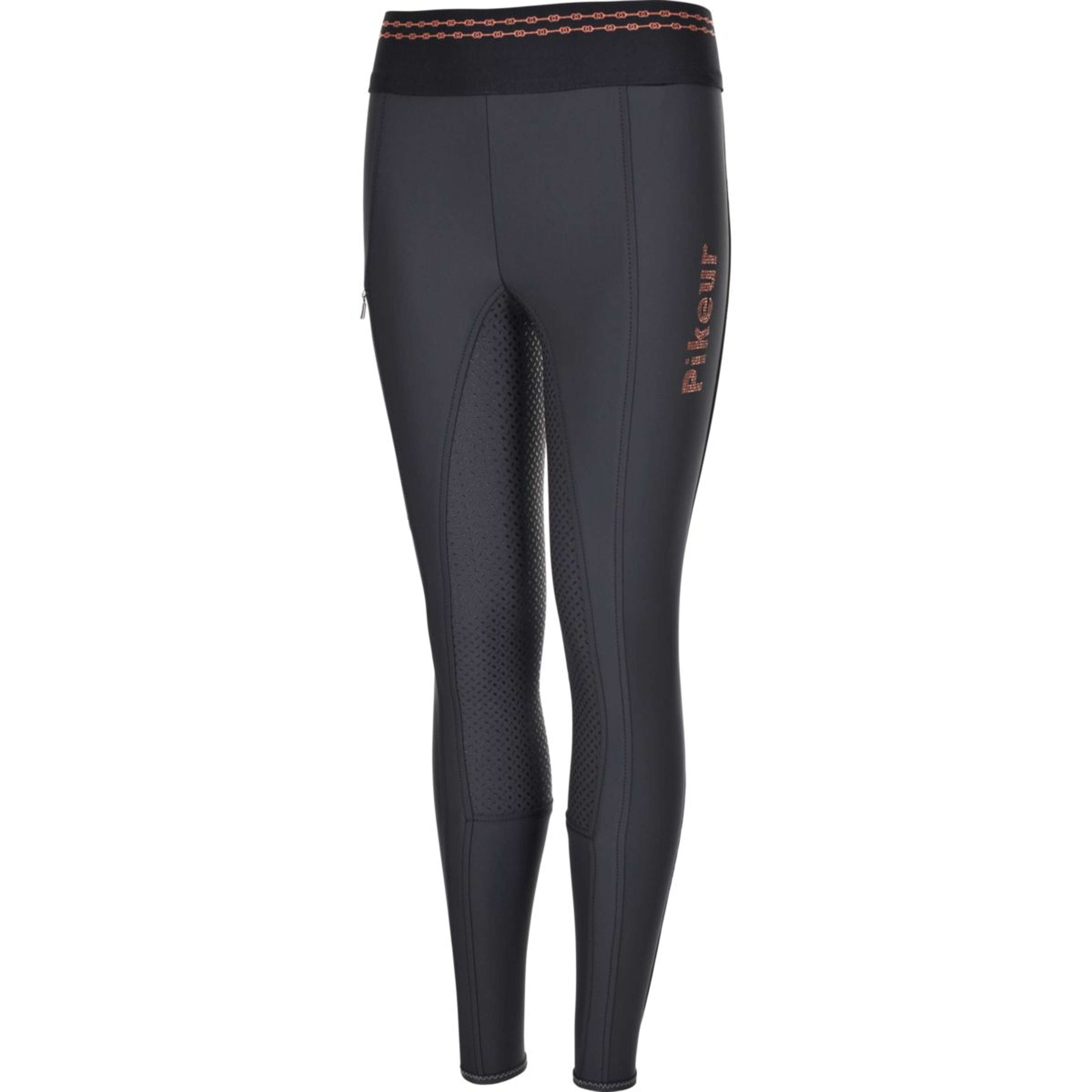 Pikeur Rijlegging Ida Athleisure Full Grip Kinderen Dark Shadow/Rosego