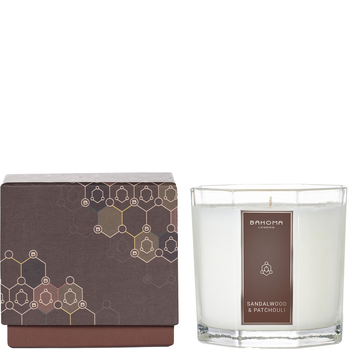 Bougie octagonale - Sandalwood & Patchouli - Large