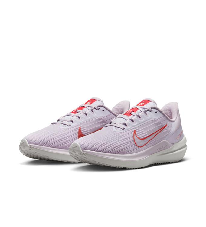 Nike Air Winflo 9 Womens Road Run BARELY-GRAPE-LT-CRIMSON-DOLL
