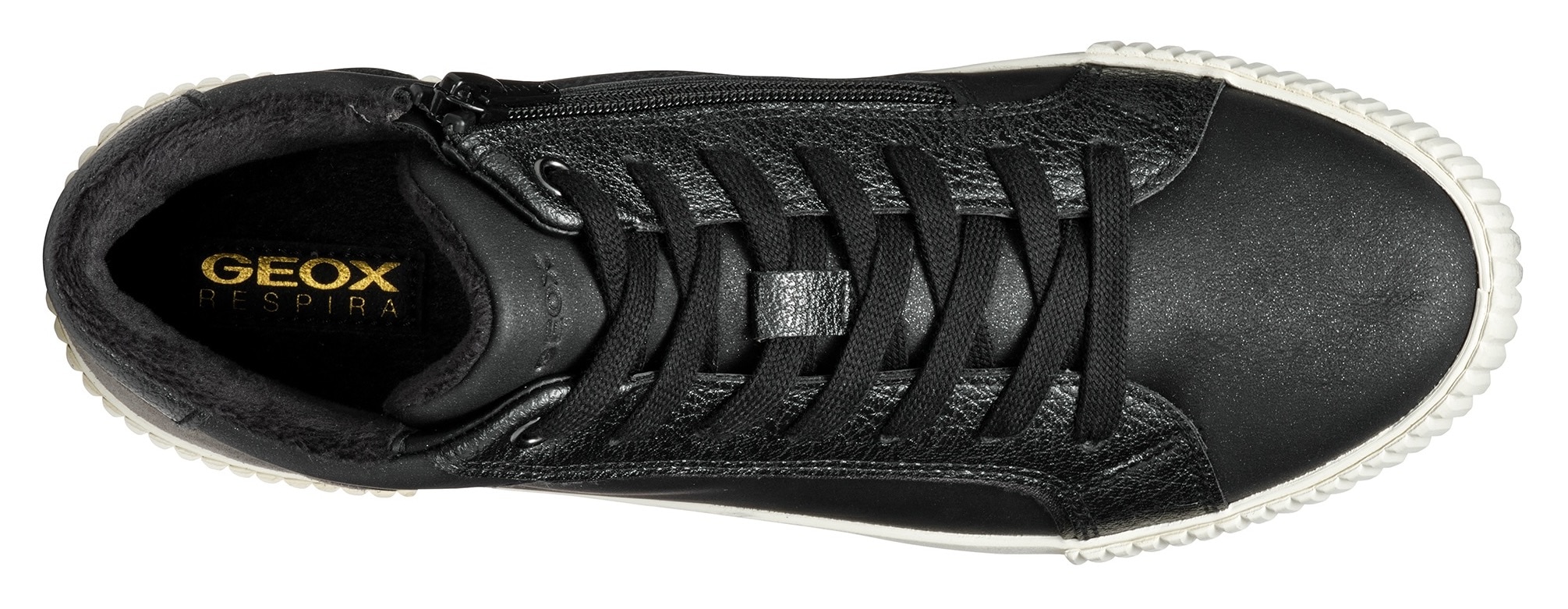 Geox Sneaker »D BLOMIEE G«  , High Top Sneaker, Schnürboots, Winterboots mit wärmendem Futter