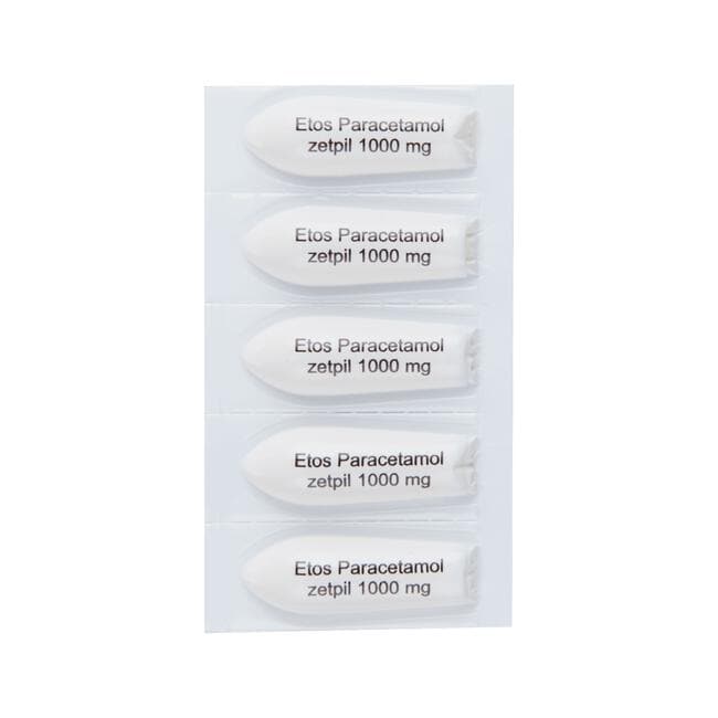 Etos Paracetamol 1000 mg Zetpil