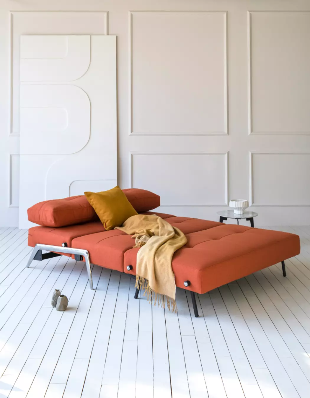 Schlafsofa Cubed Aluminium