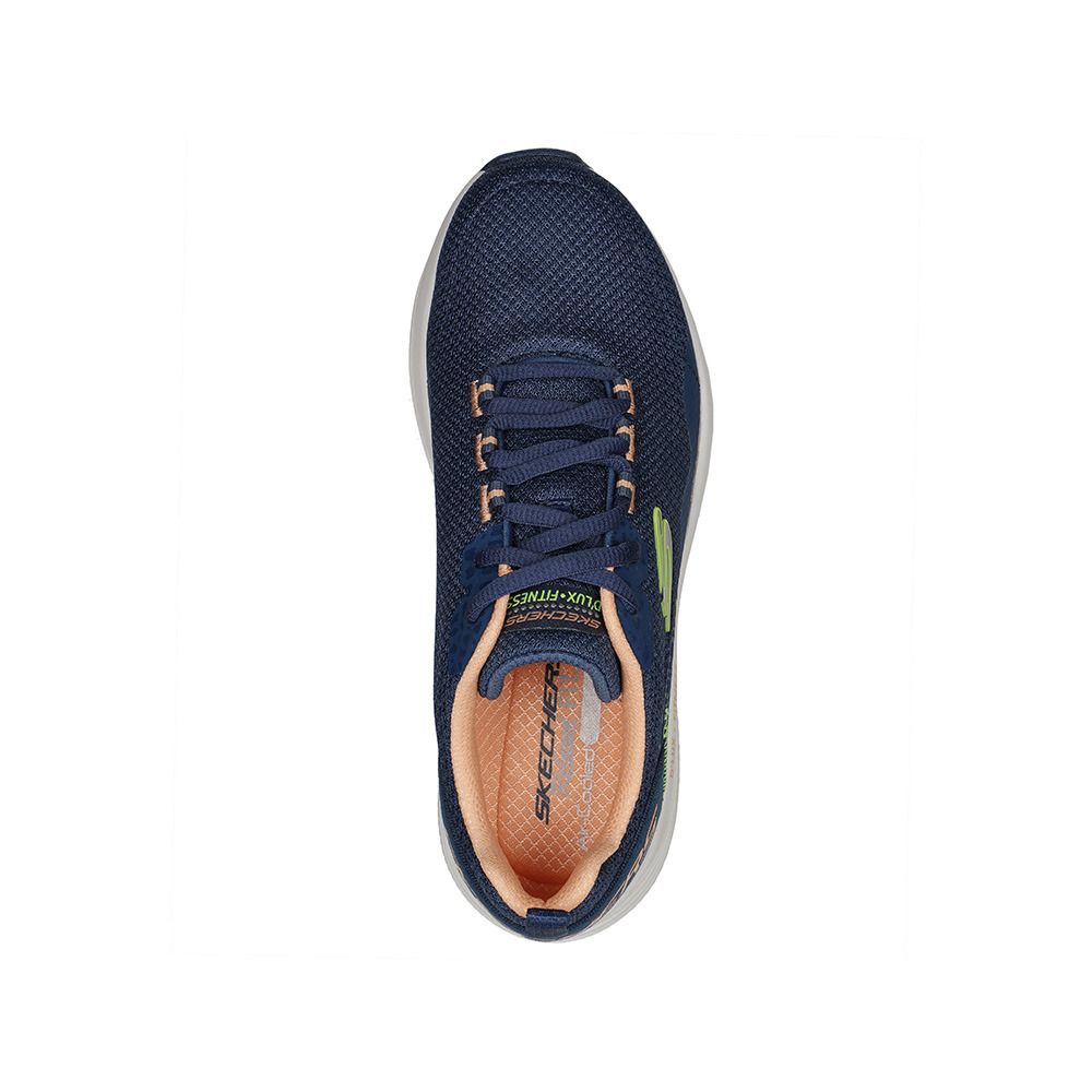 Skechers D'LUX FITNESS ROAM FREE - Chaussures fitness Femme navy/mint