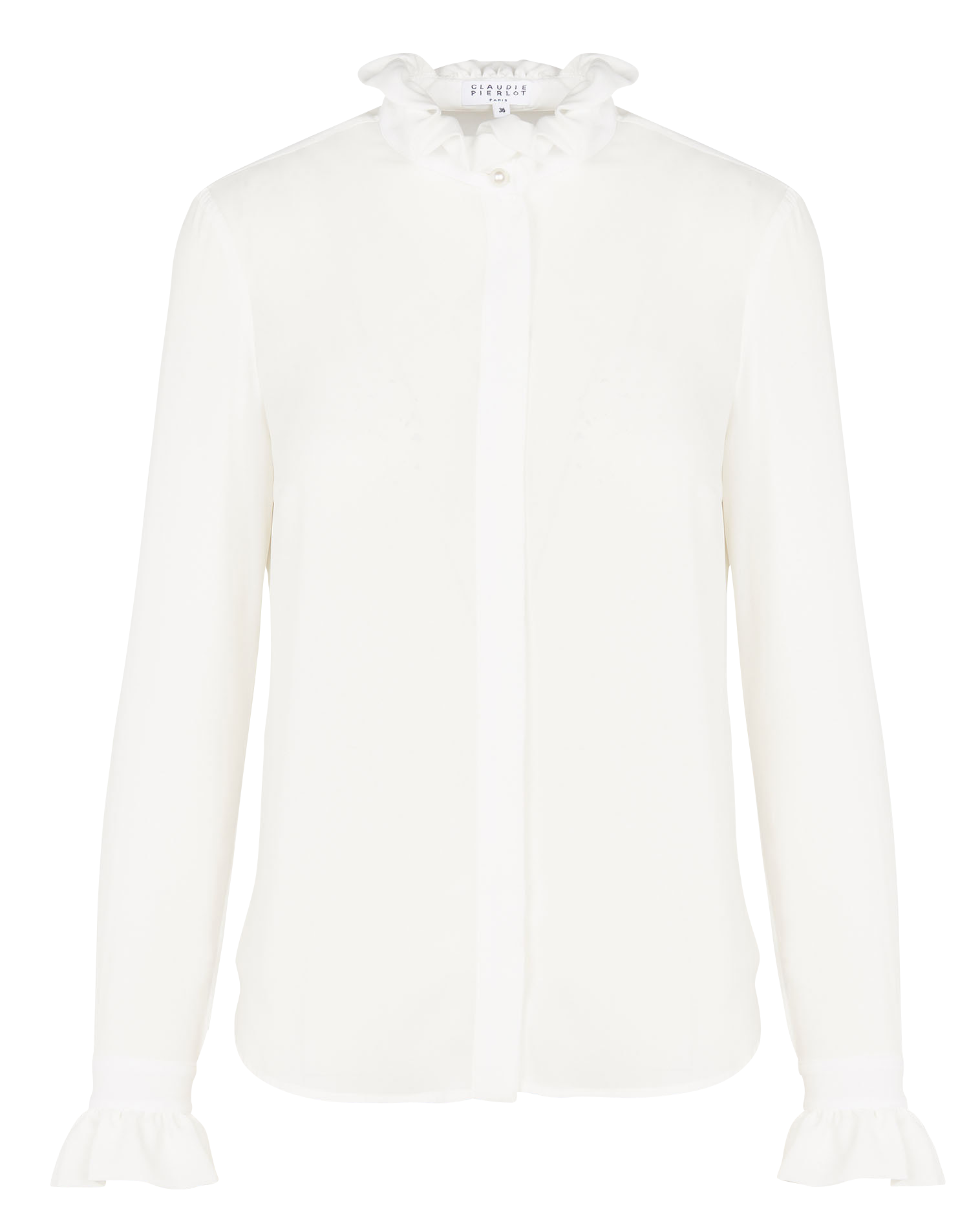 Chemisier col victorien | Blanc
