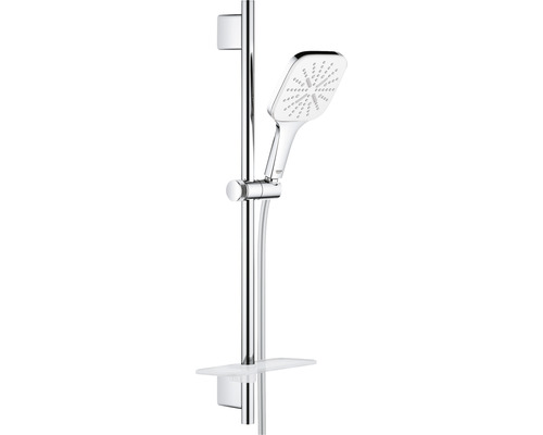 Doucheset Grohe Quickfix Vitalio SmartActive 130 Cube glanzend chroom douchestang lengte 600 mm 26596000