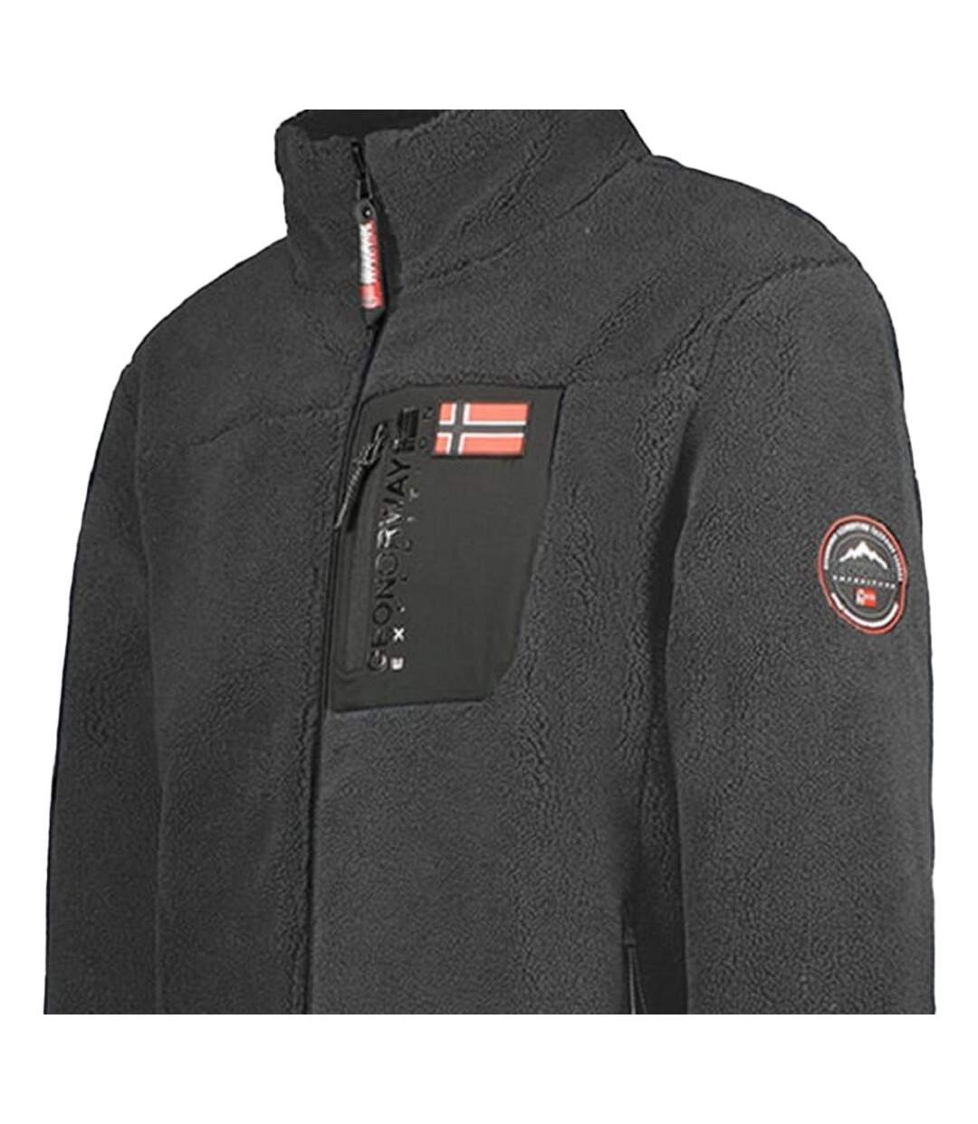 Veste Polaire Grise Homme Geographical Norway Ureversible
