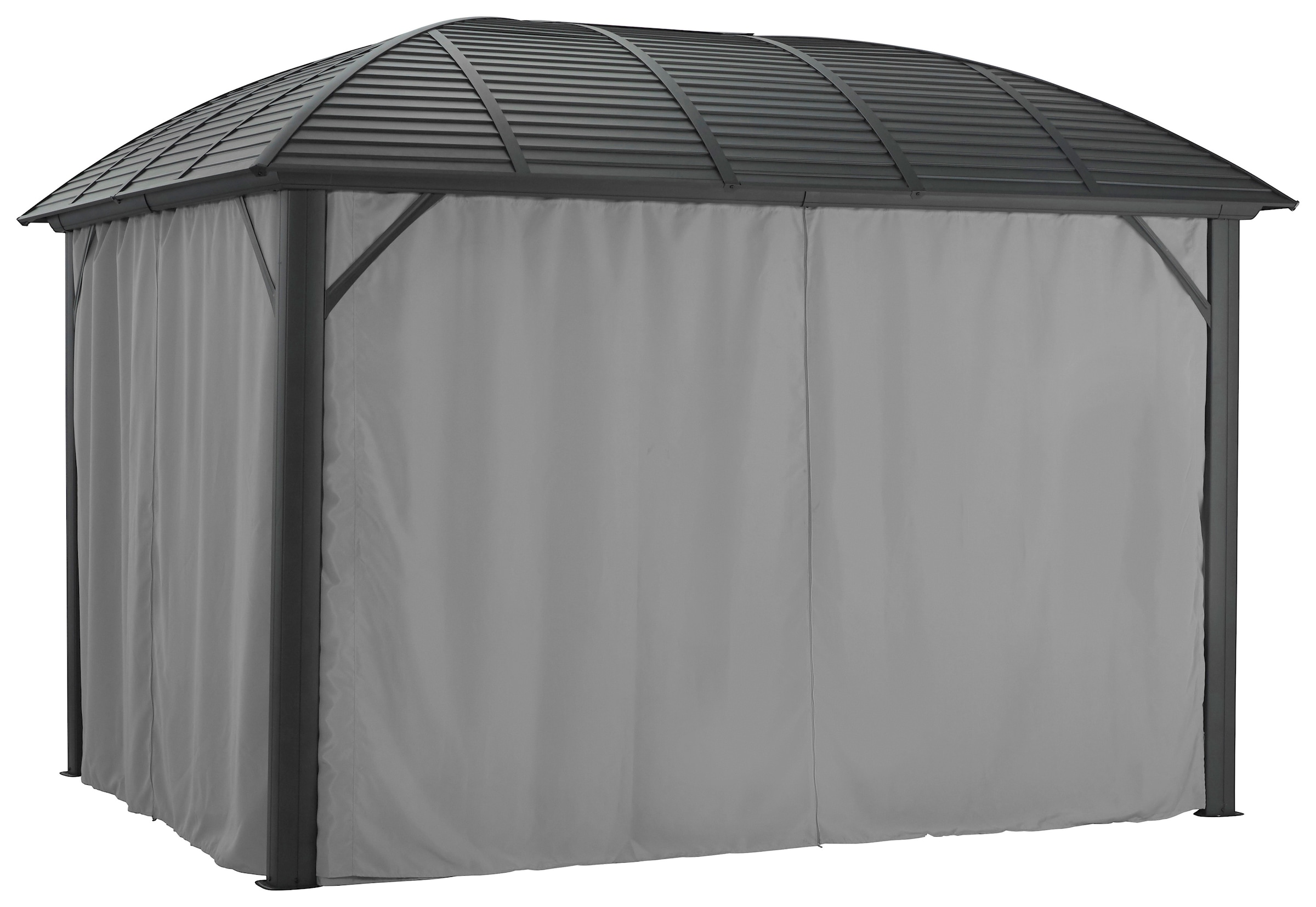 KONIFERA Pavillon »Juni« inkl. 4 Seitenteile und 4 Moskitonetzten, Aluminiumgestell